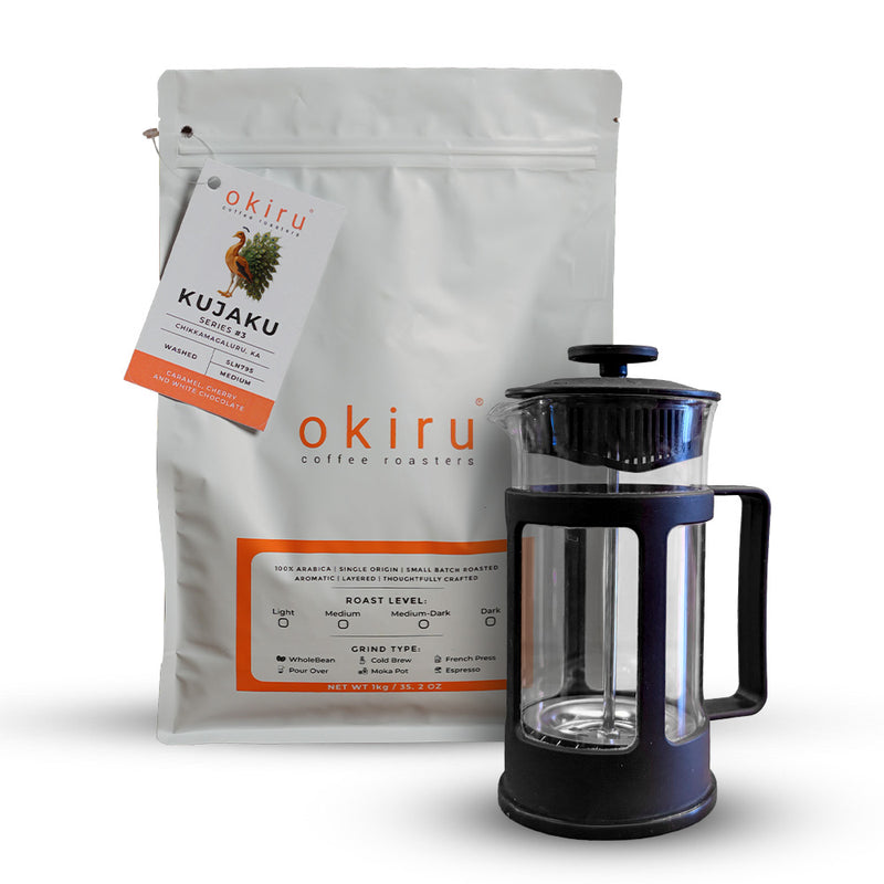 Kujaku + French Press Bundle